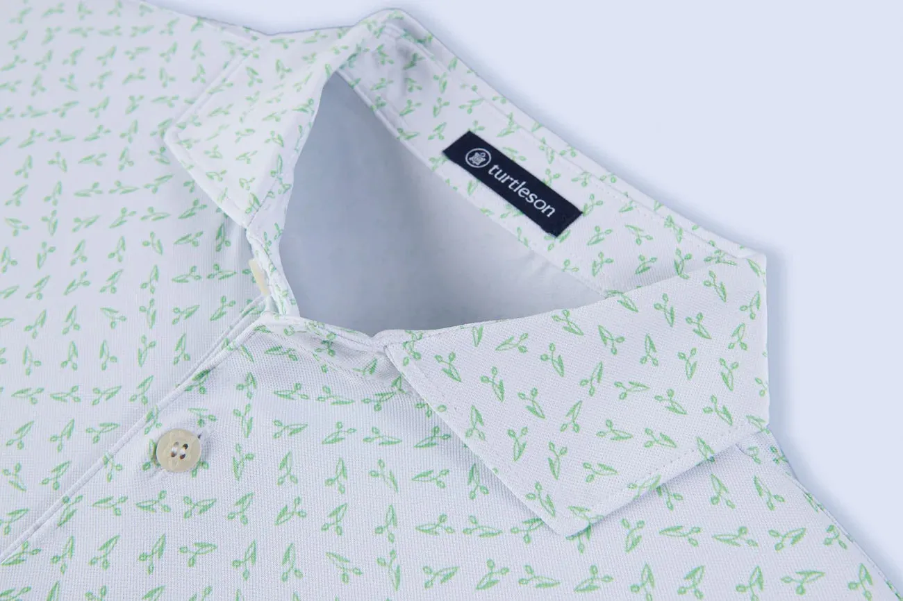 Corey Performance Polo - White / Fresh