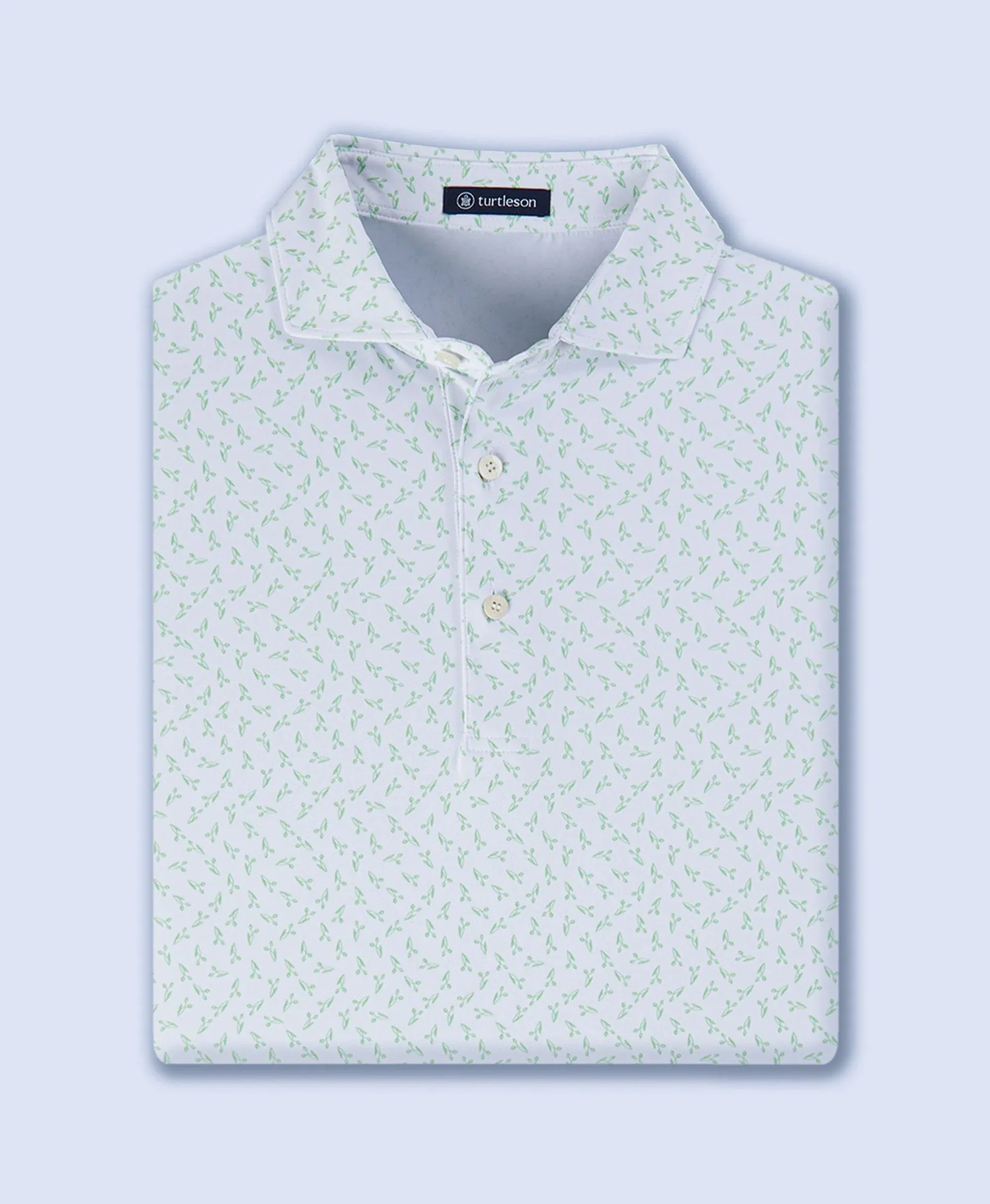 Corey Performance Polo - White / Fresh