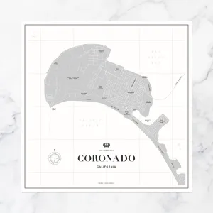 Coronado Map Print
