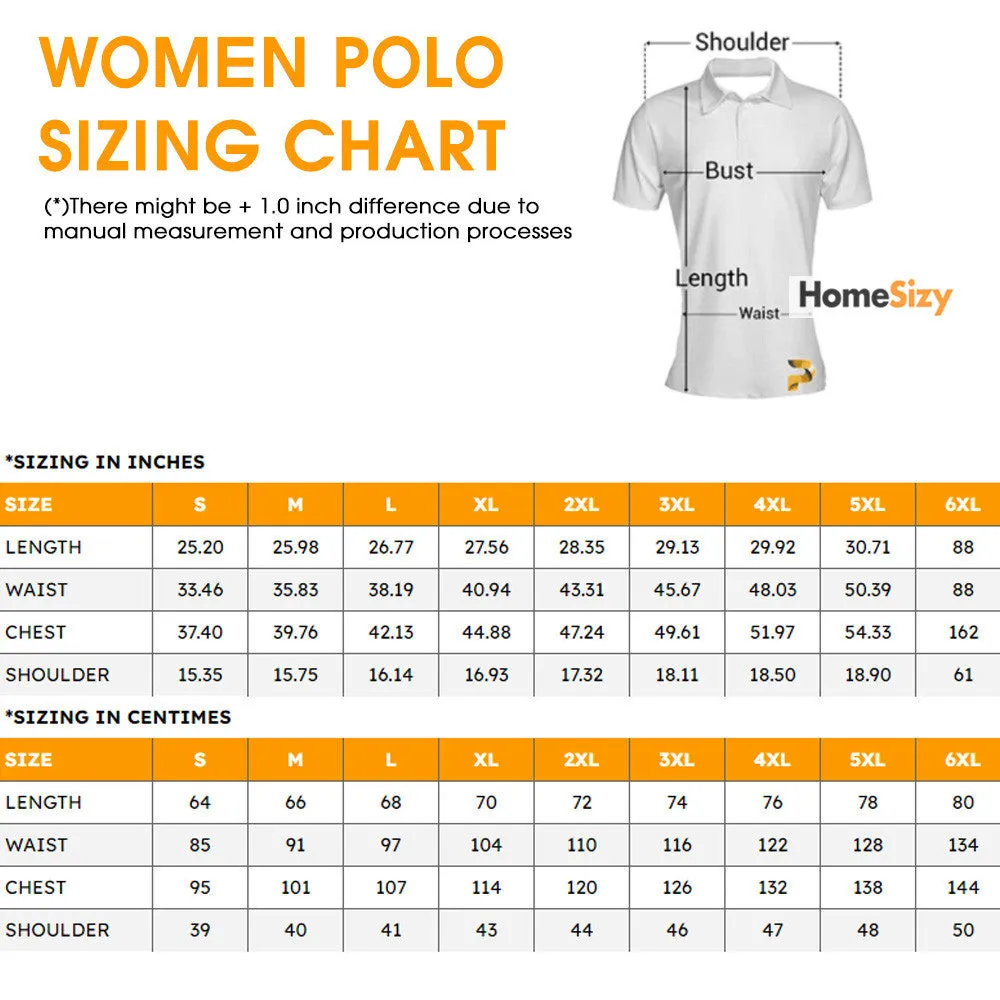Custom Name Here For The Beer Yellow Retro Bowling - Personalized Women Polo