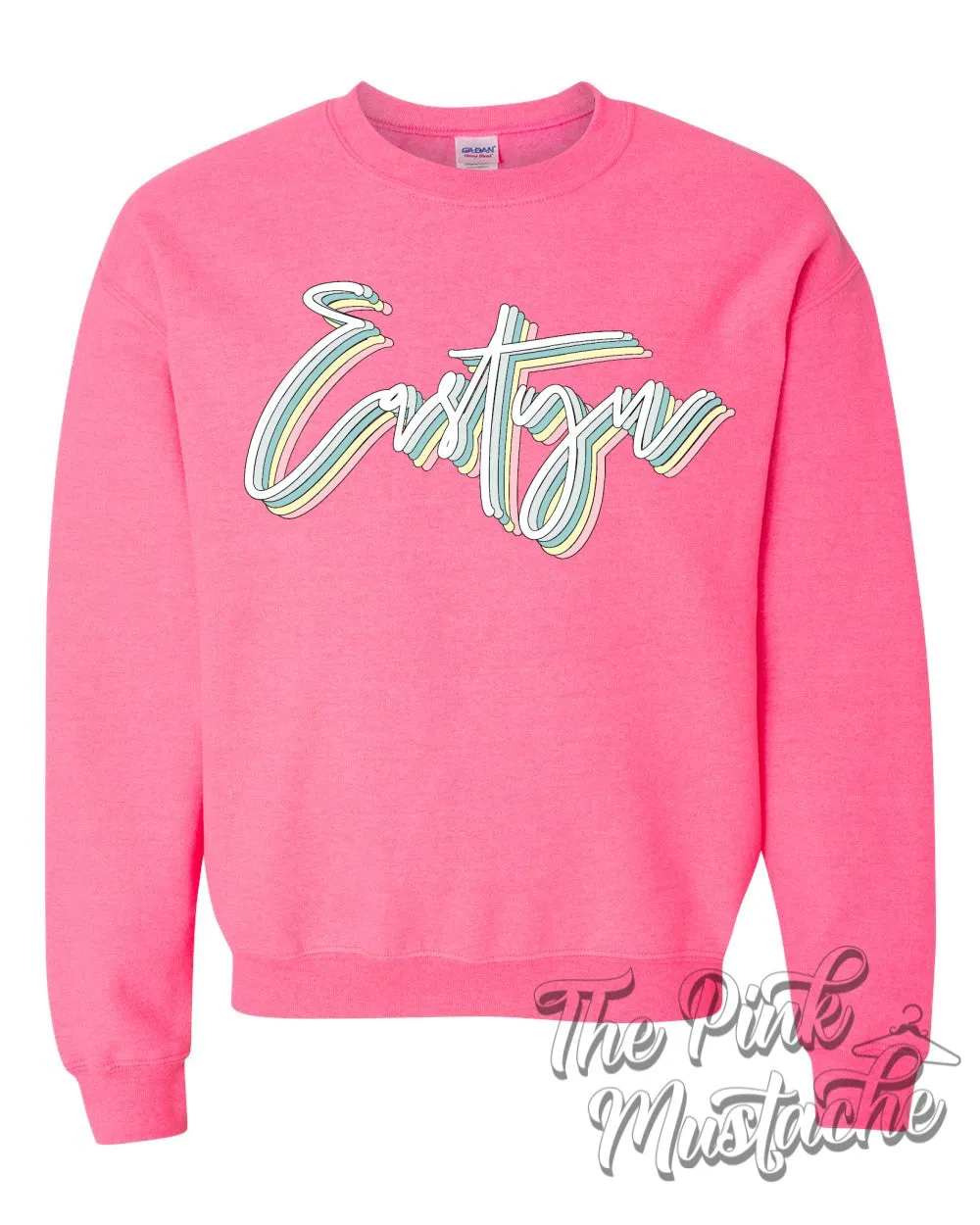Custom Name Retro Sweatshirt / Youth and Adult Sizes Available