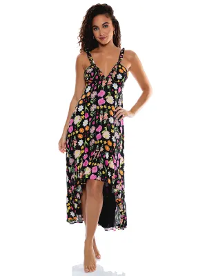 Deep V High Low Dress ::RET