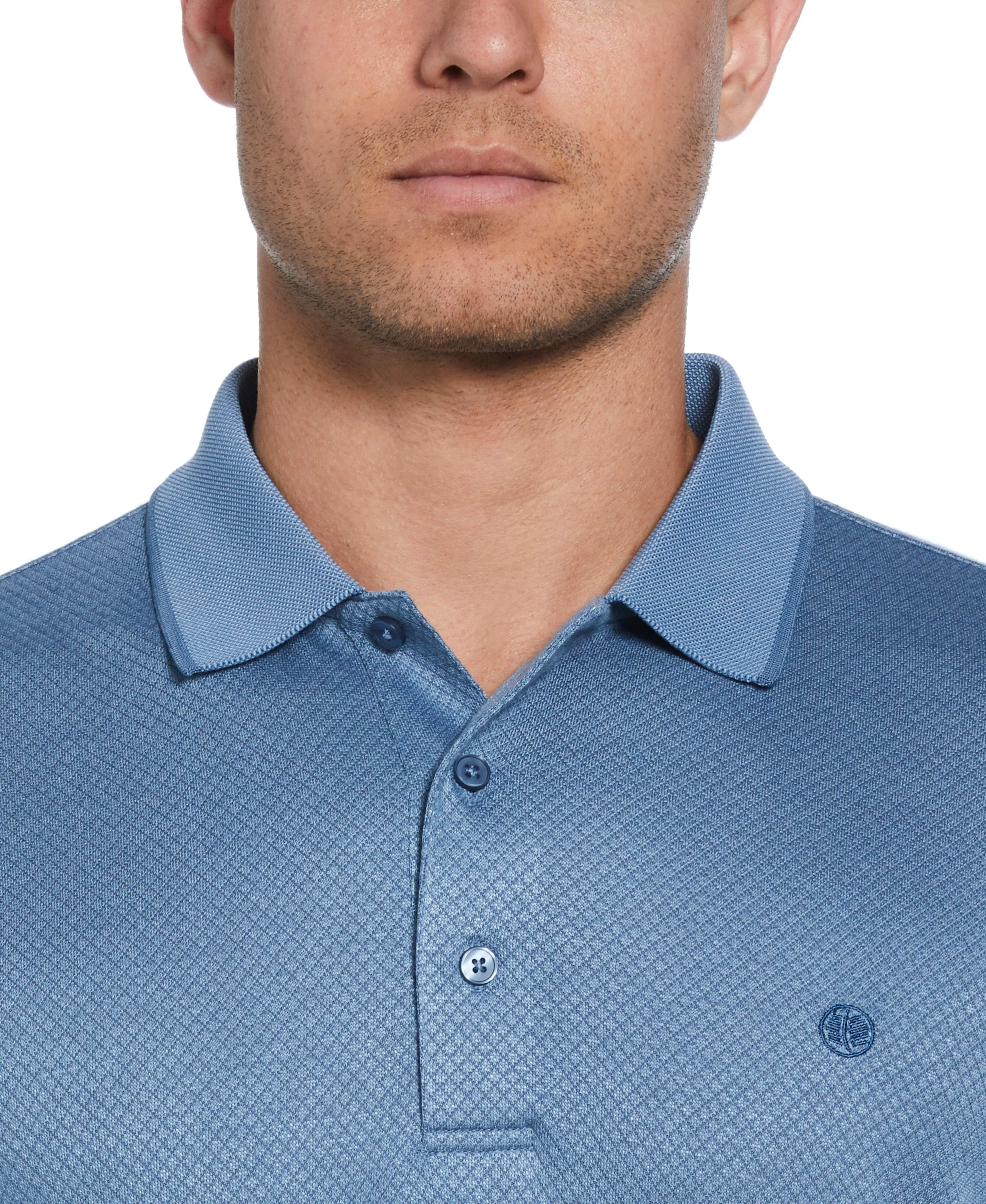 Diamond Jacquard Polo Shirt