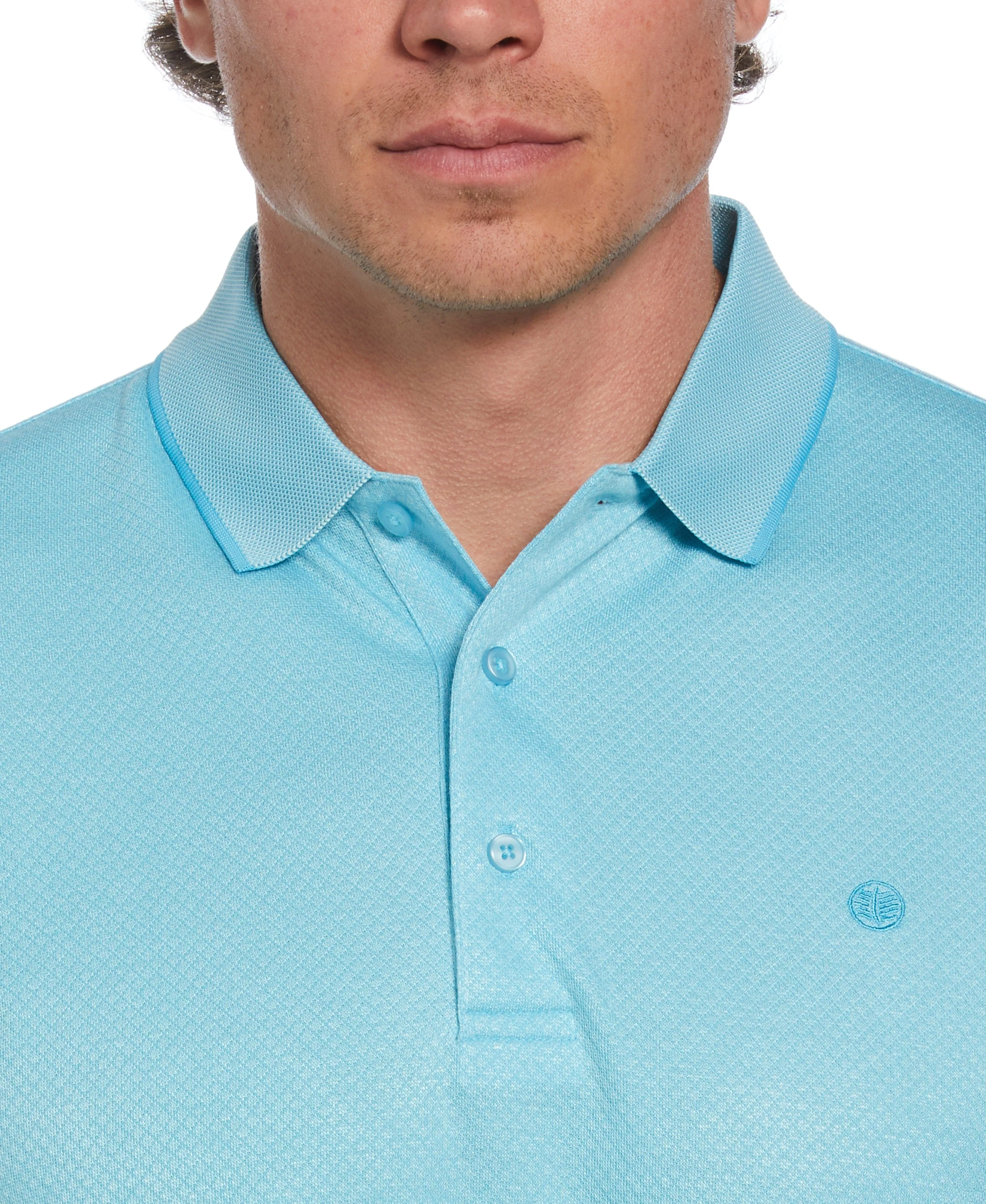 Diamond Jacquard Polo Shirt