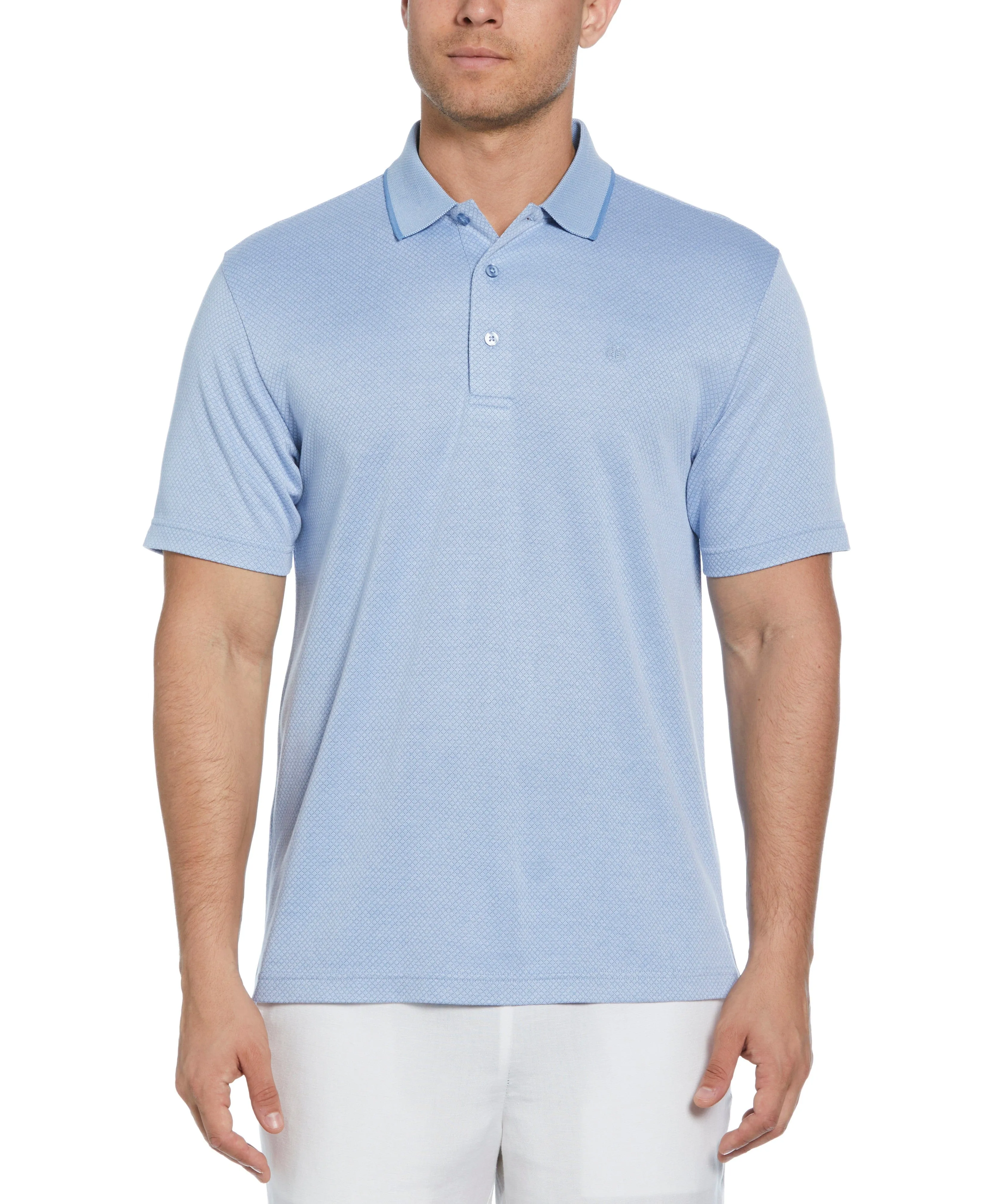 Diamond Jacquard Polo Shirt