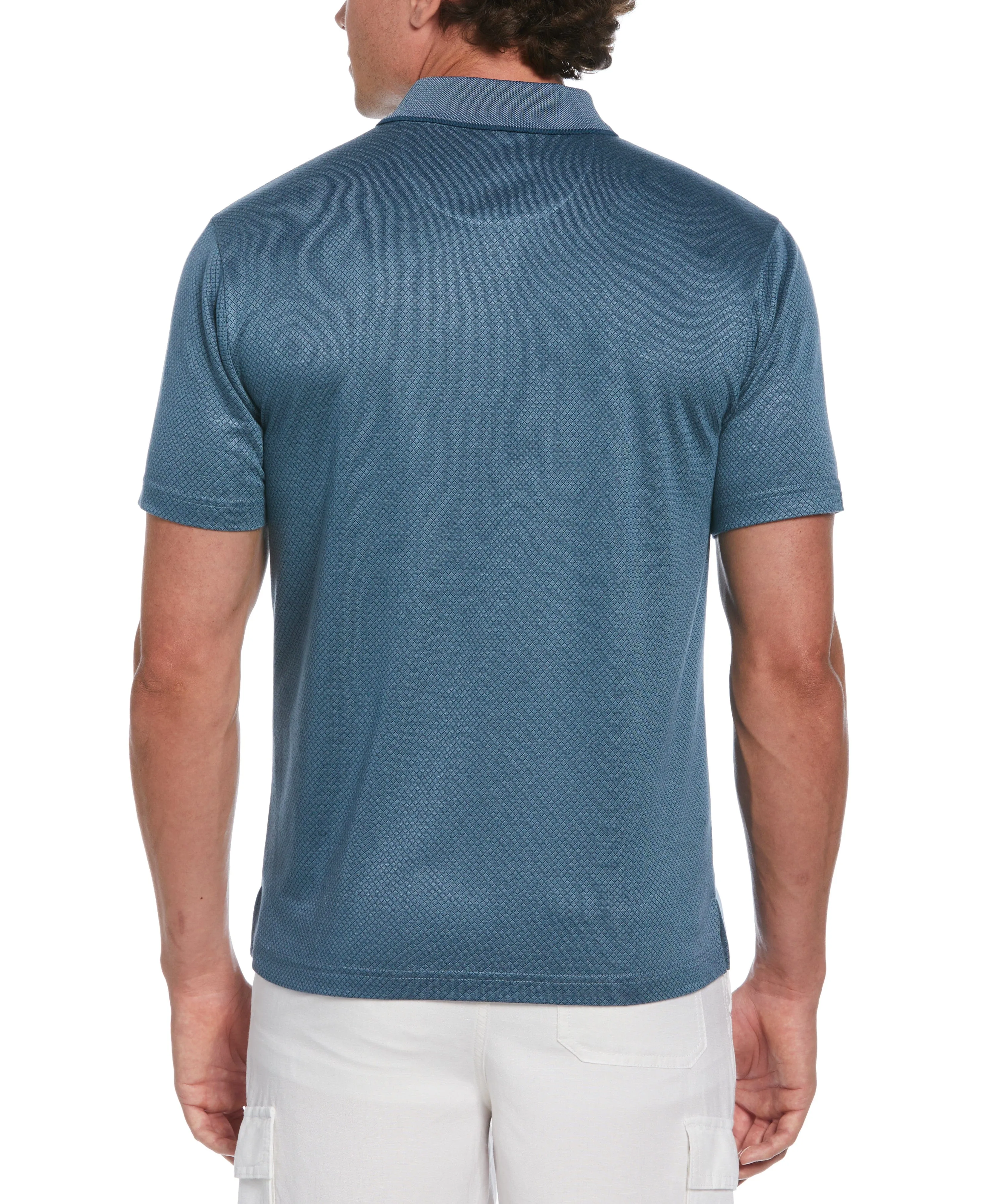 Diamond Jacquard Polo Shirt