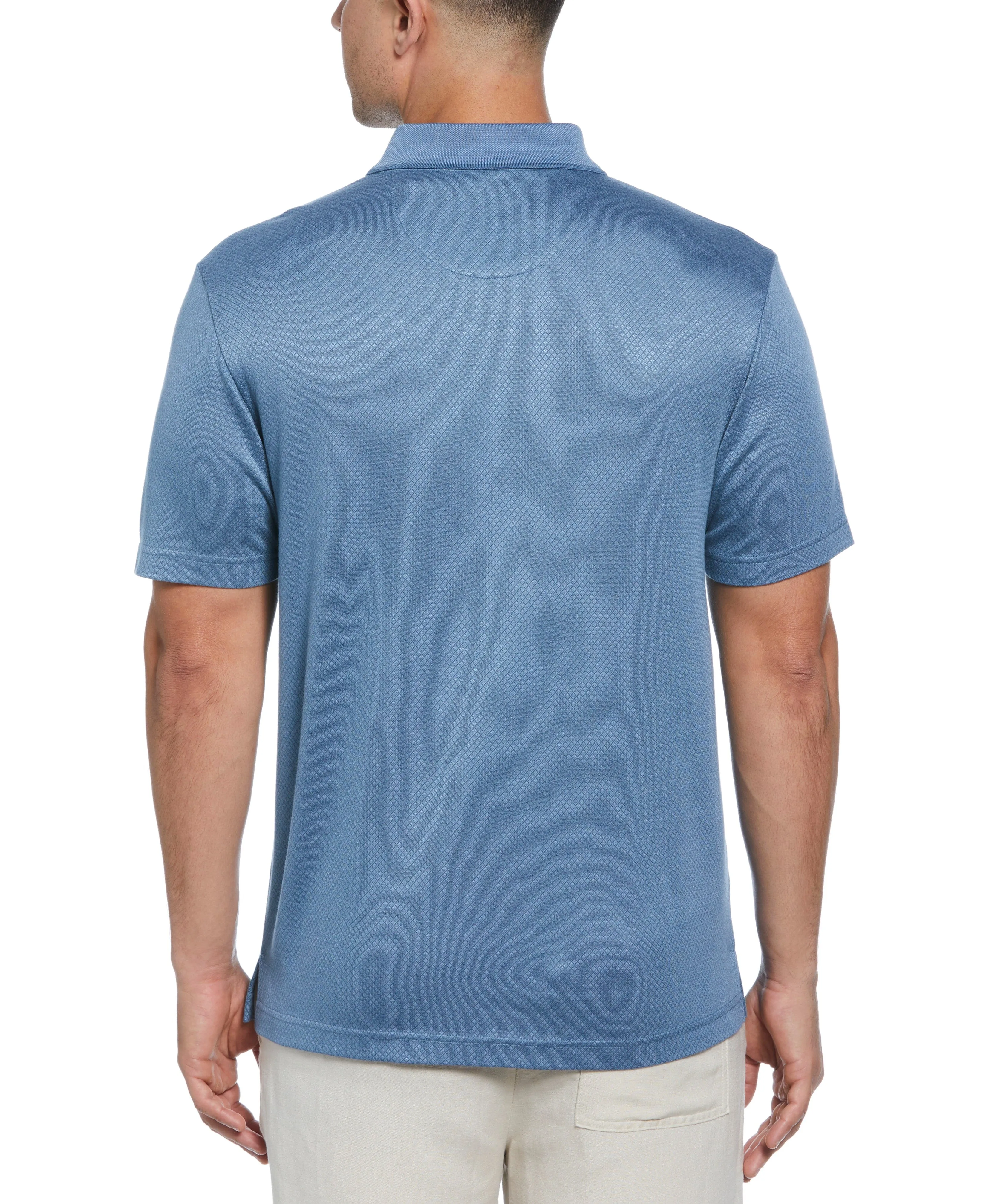 Diamond Jacquard Polo Shirt