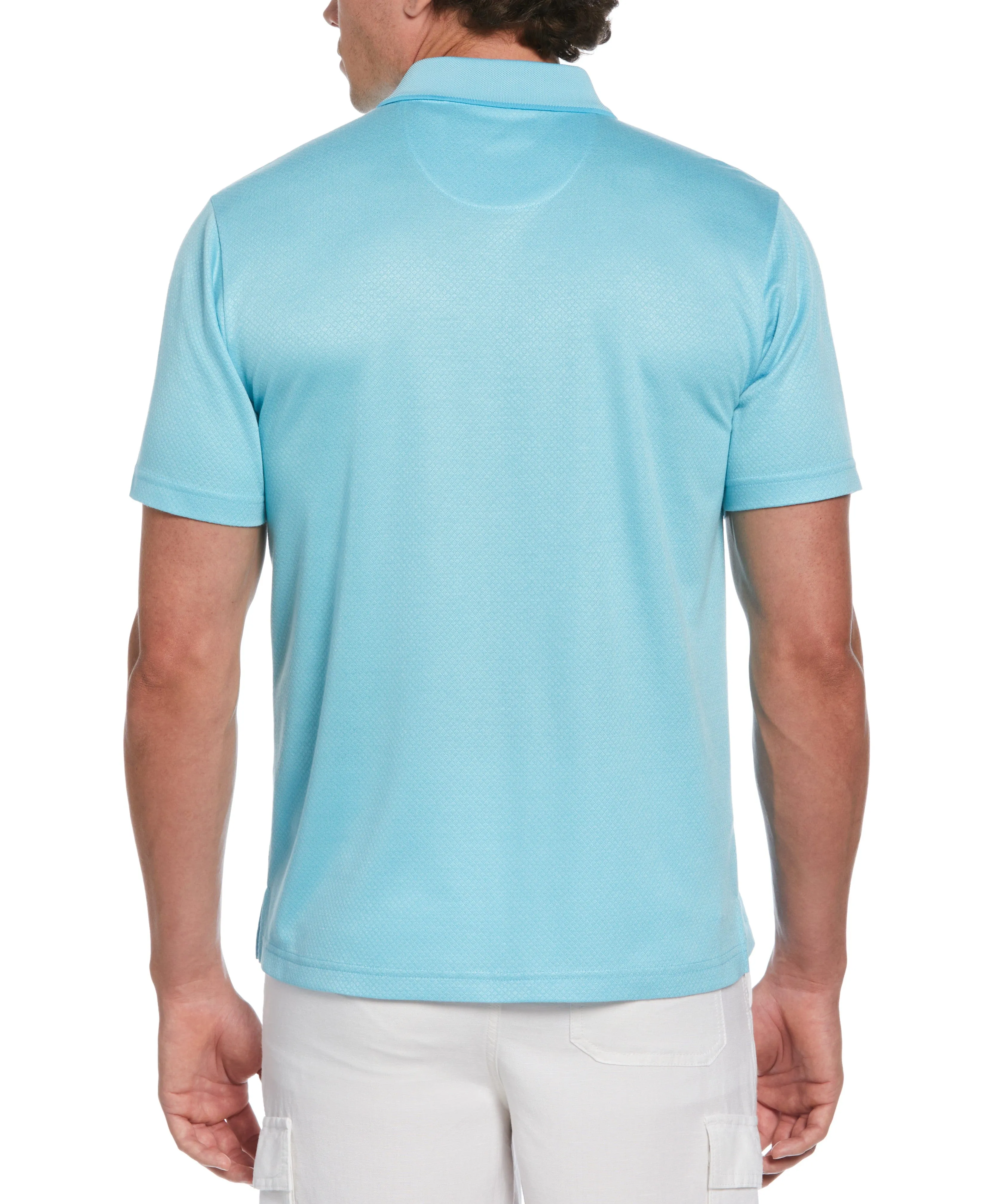 Diamond Jacquard Polo Shirt