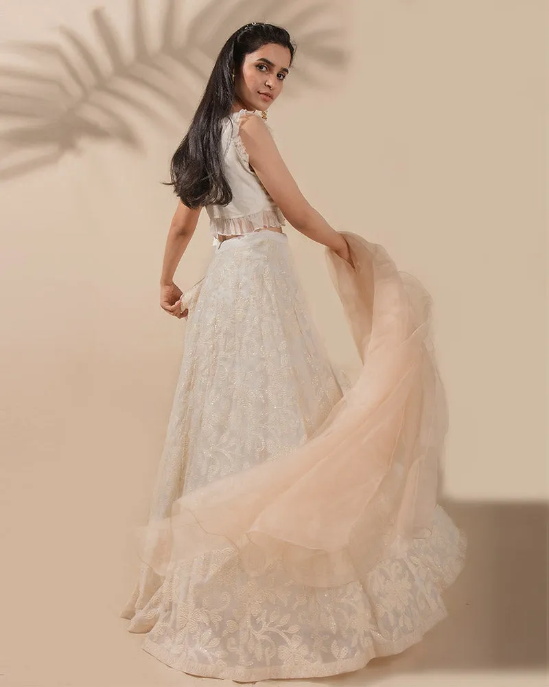 Dreaming in Pearls Lehenga Set