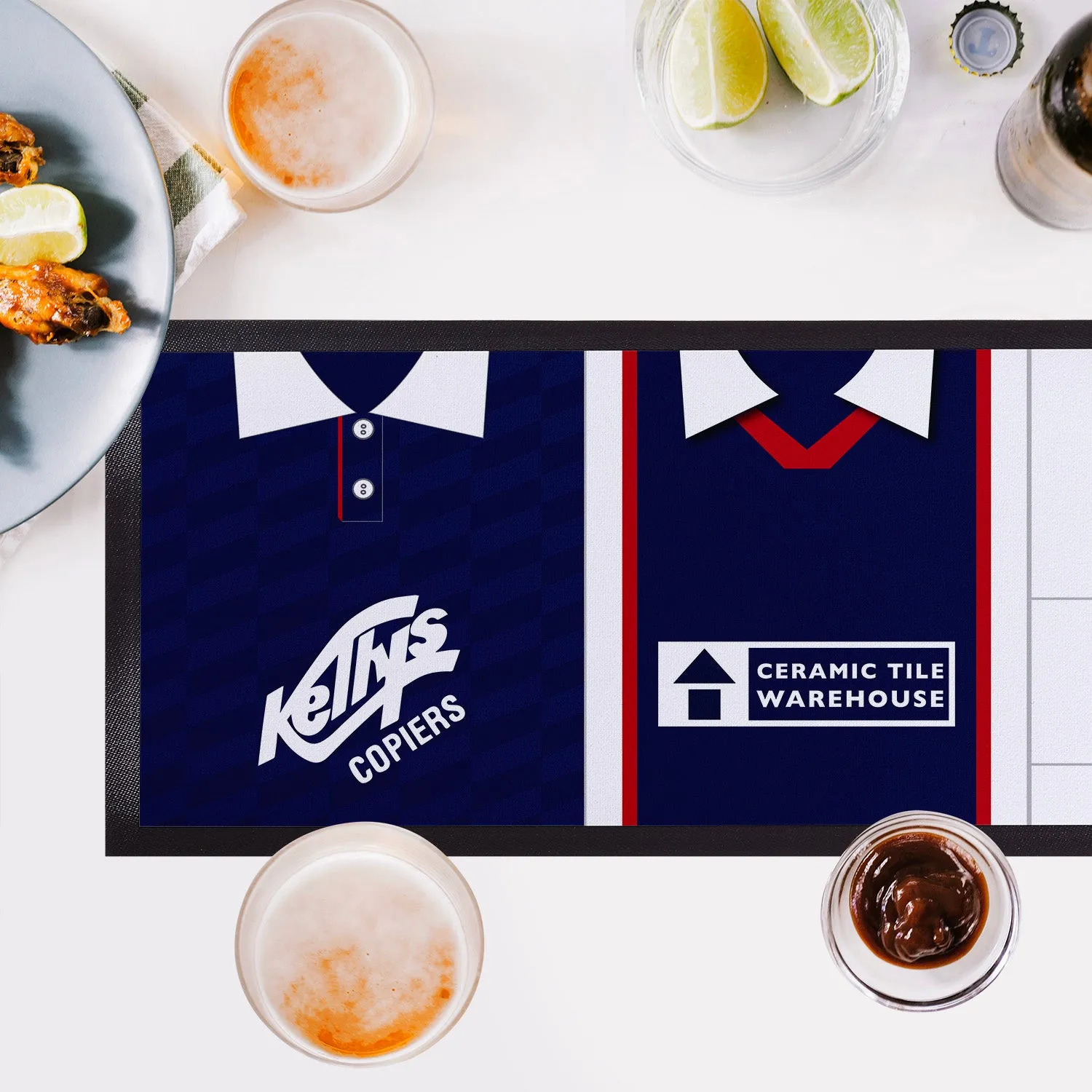 Dundee Retro Football Shirts - Personalised Bar Runner