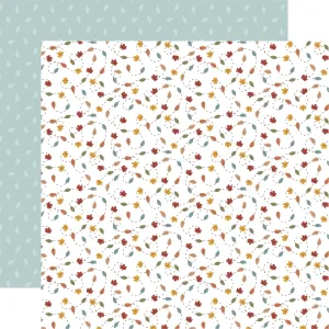 Echo Park - Sweater Weather - 12x12 Single Sheet / Breezy Leaves