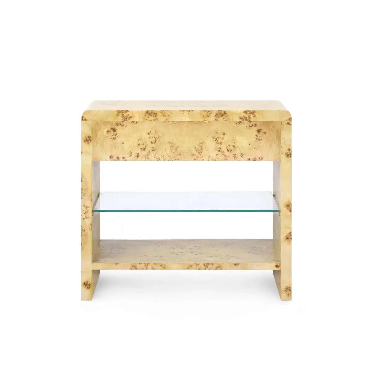 Emil 1-Drawer Side Table / Burl