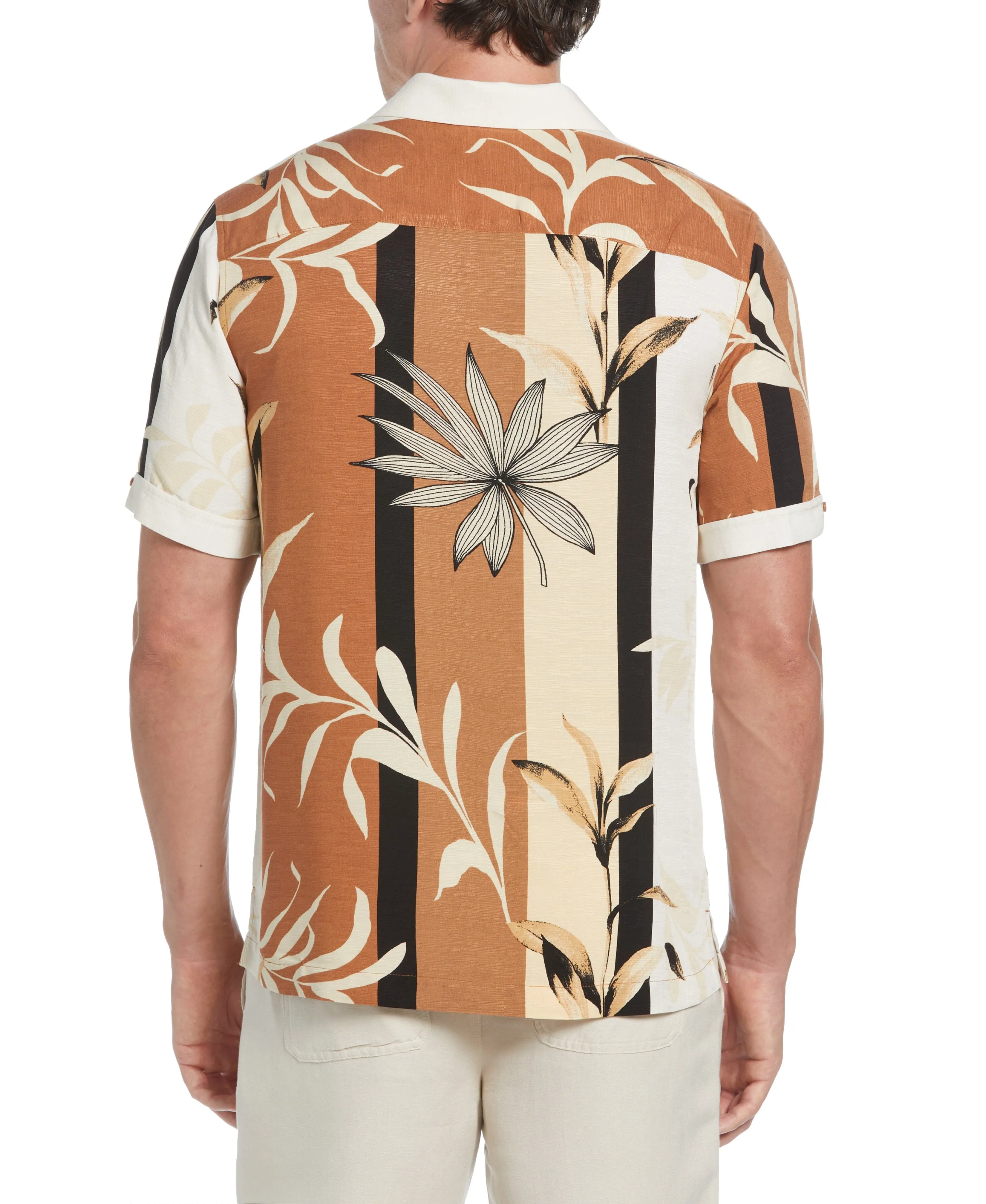 Engineered Stripe Print Shirt