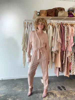 Equipment Pink Silk Jumpsuit