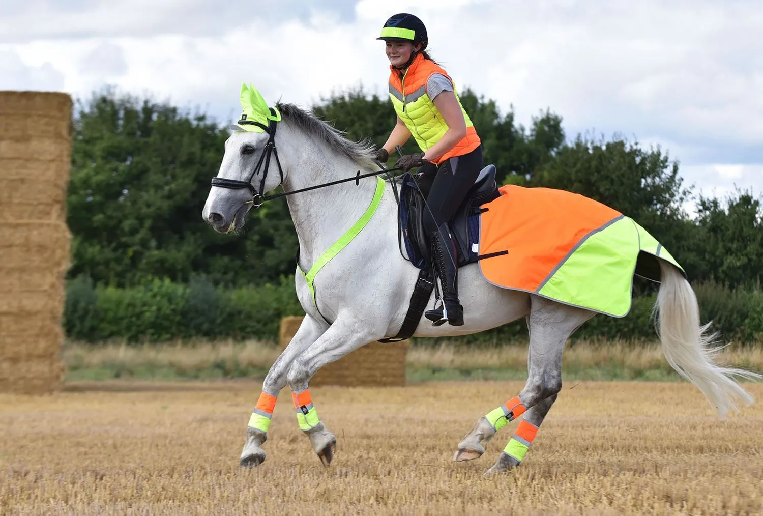 Equisafety Hi-Vis Riding Gilet
