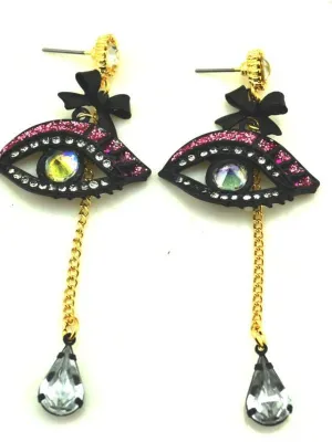 eye can see you gemstone earrings