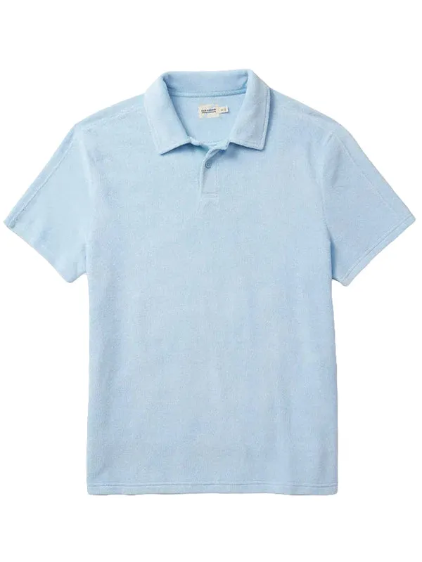Fair Harbor Terry Polo - Light Blue