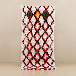 Fatima - vintage boucherouite rug