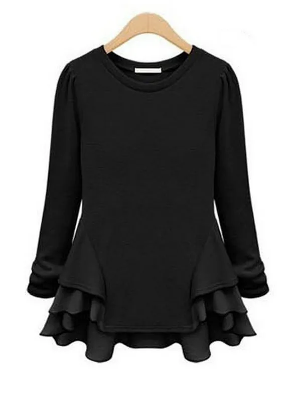flounced cotton top