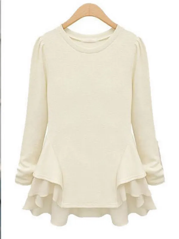 flounced cotton top