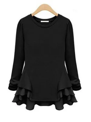 flounced cotton top