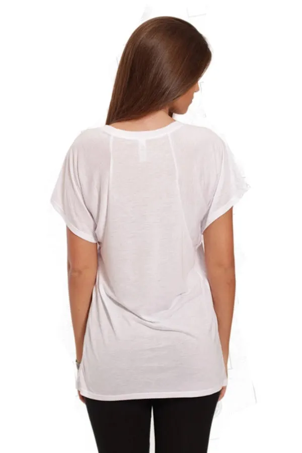 FLOWY RAGLAN TEE