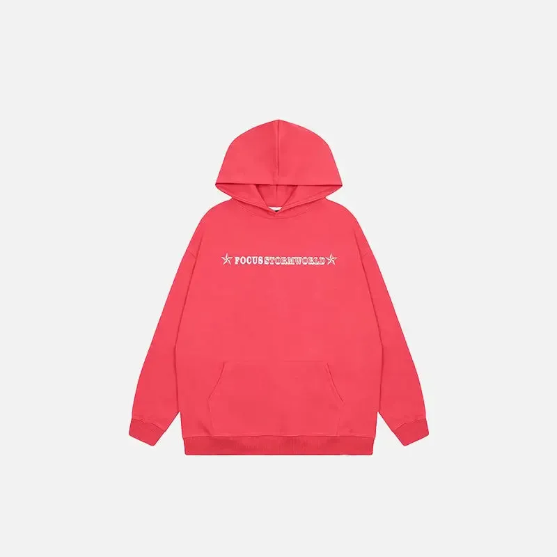 Focus Y2K Hoodie for Trendy Streetwear Style