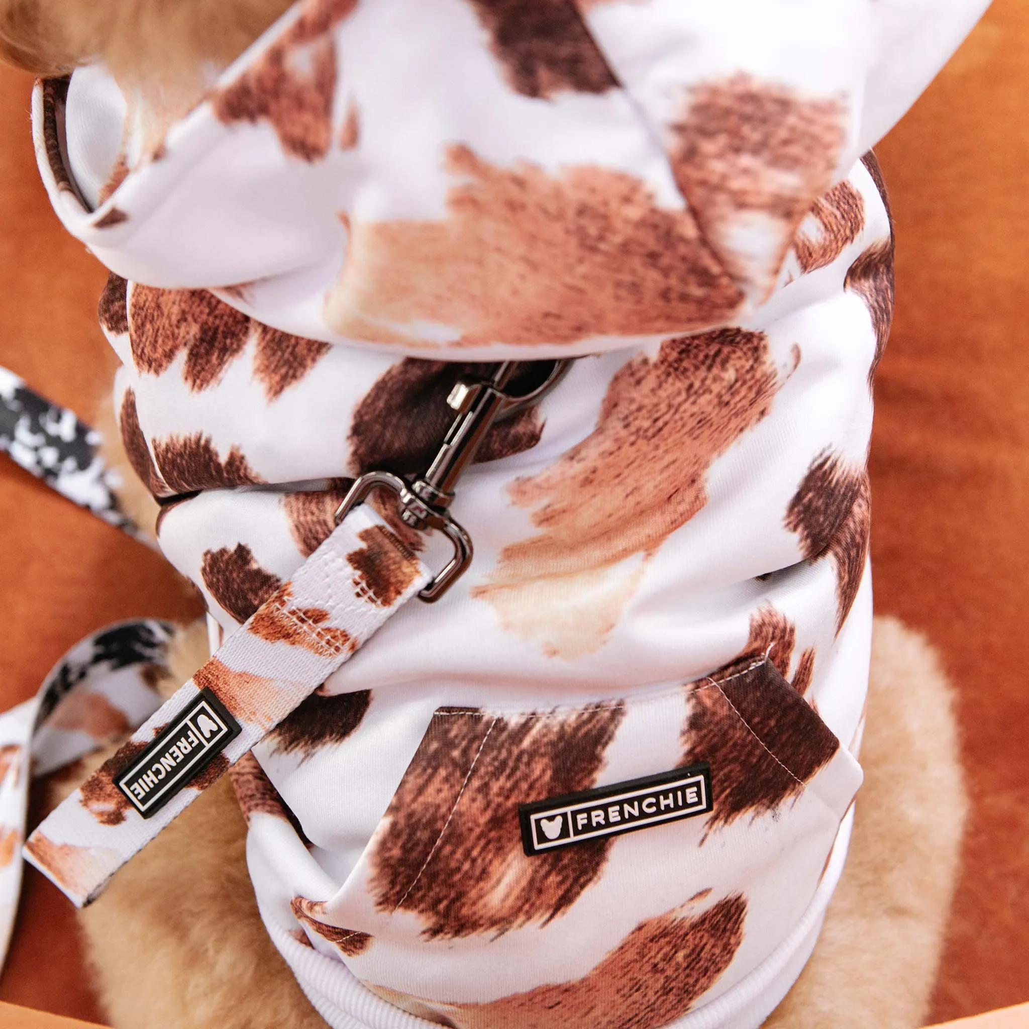 Frenchie - Frenchie Dog Hoodie - Moo: M