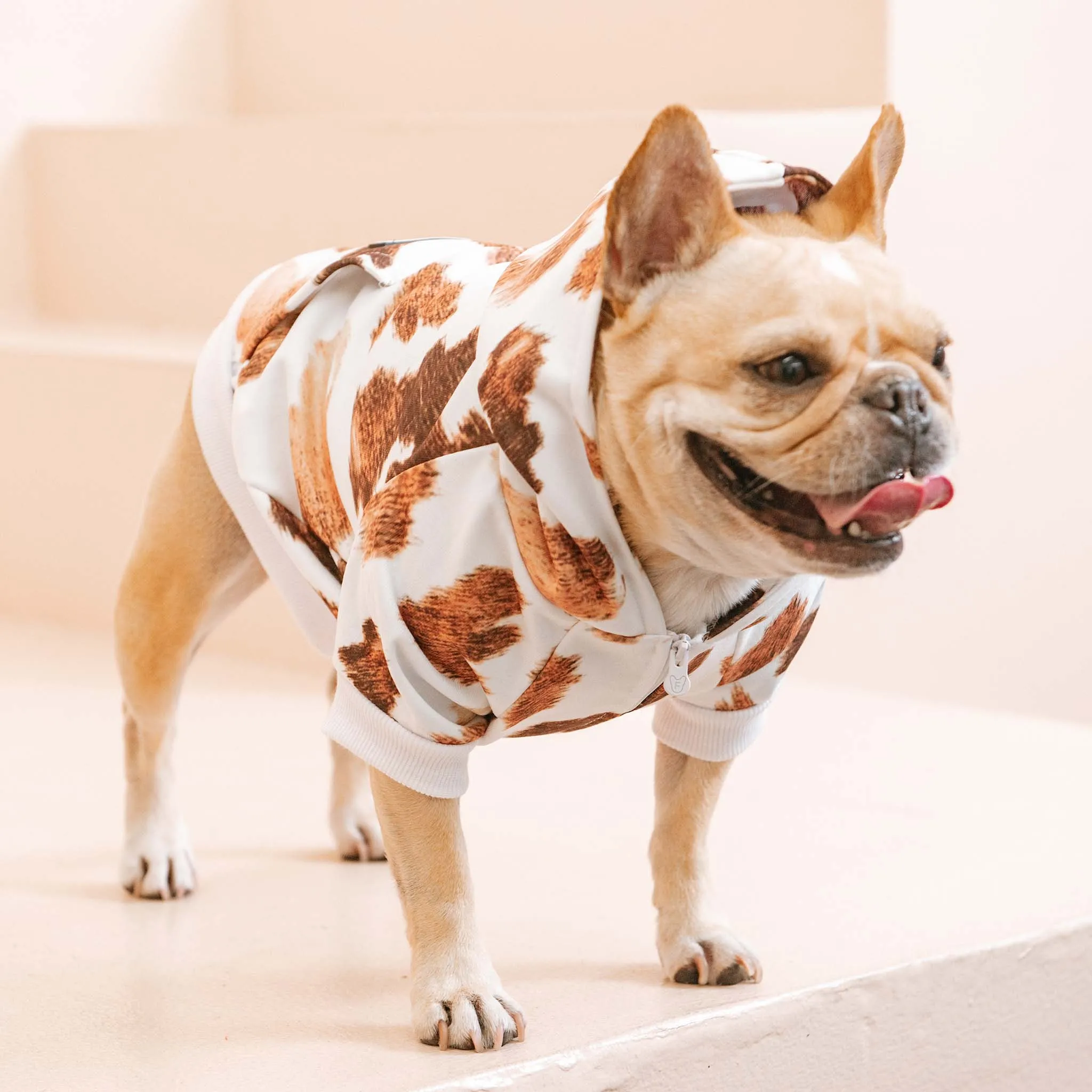 Frenchie - Frenchie Dog Hoodie - Moo: M