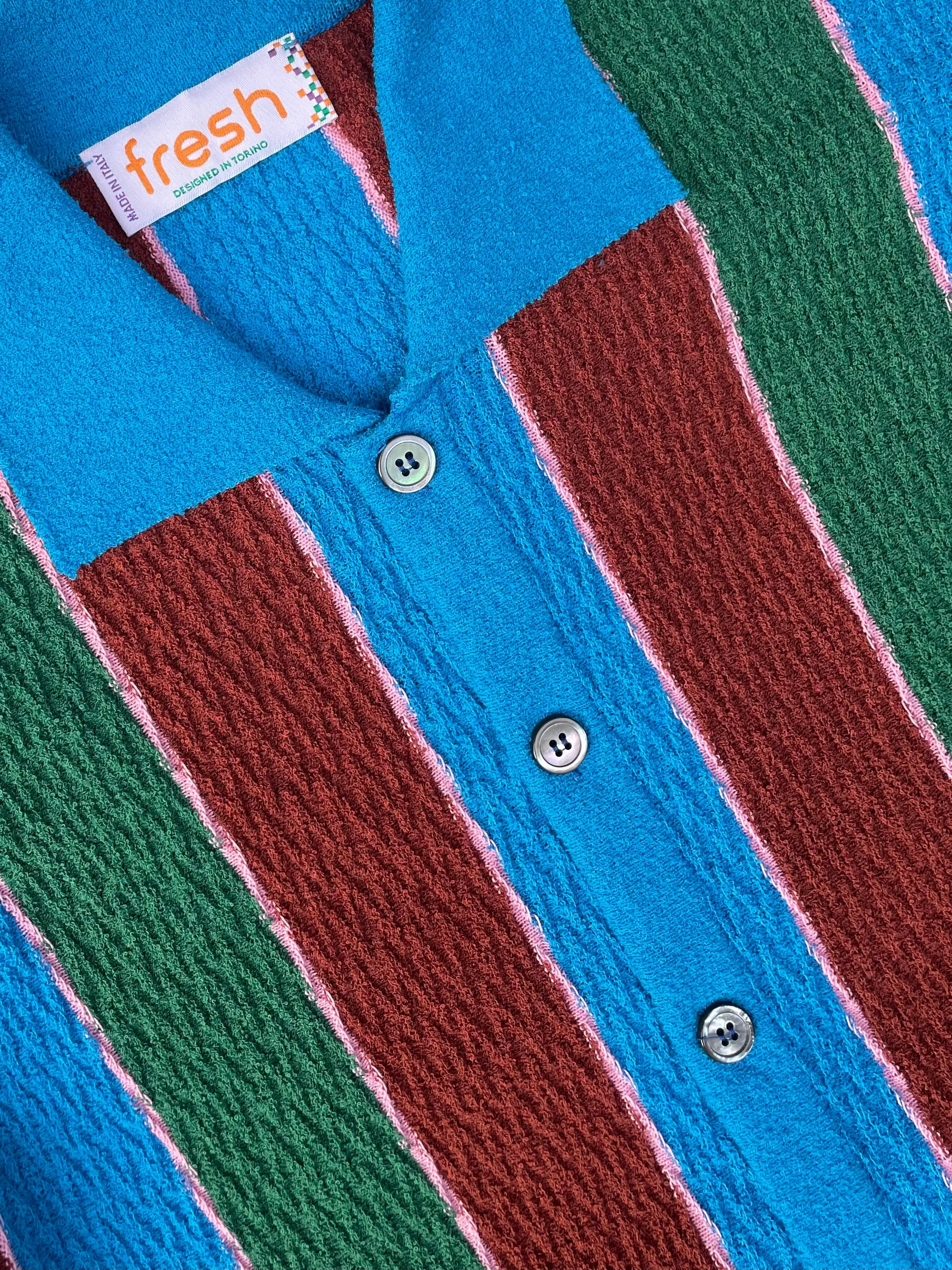 FRESH Flumi Cotton Retro Polo Shirt