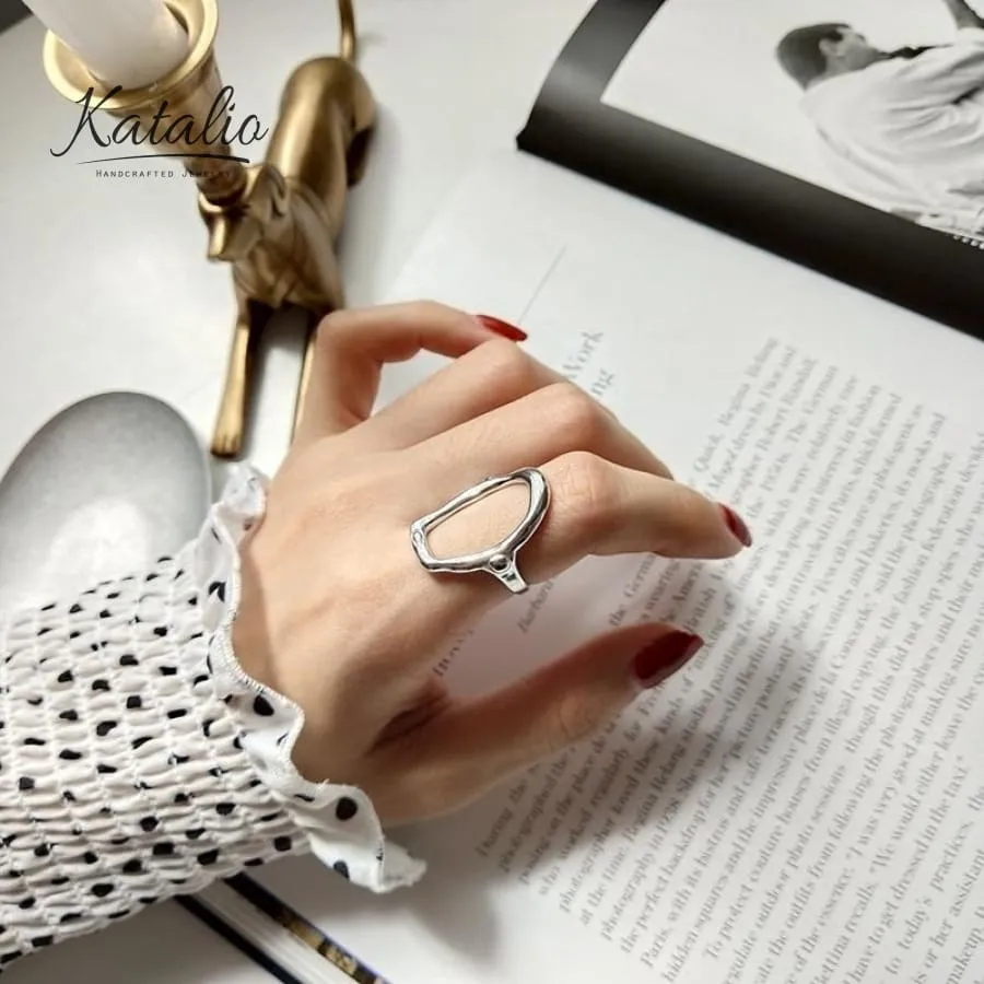 Geometric Openwork Ring