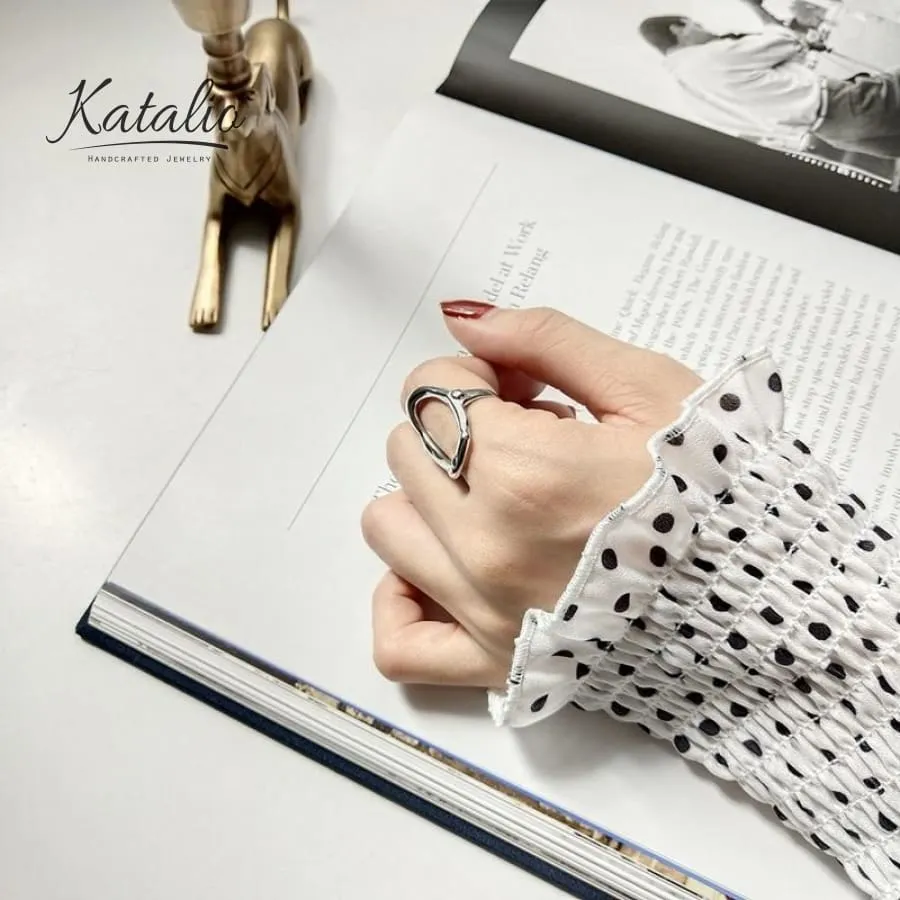 Geometric Openwork Ring