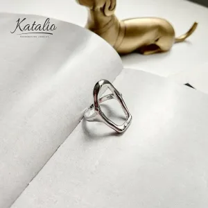 Geometric Openwork Ring