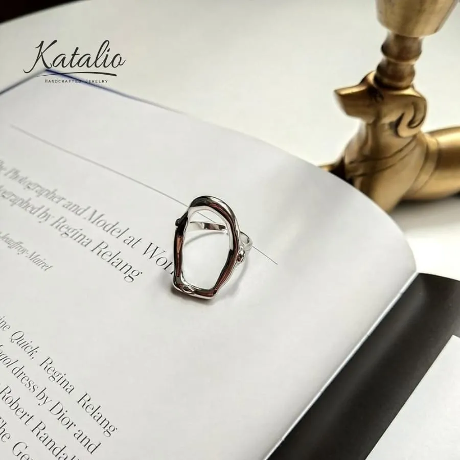 Geometric Openwork Ring