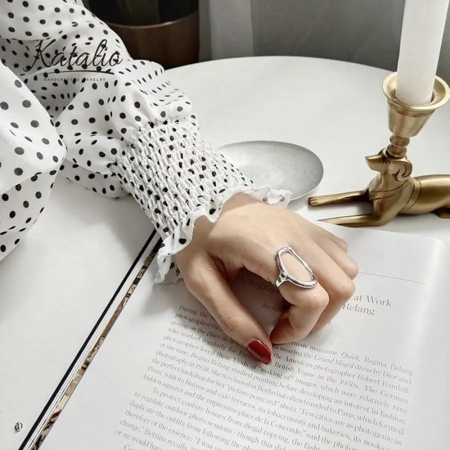 Geometric Openwork Ring