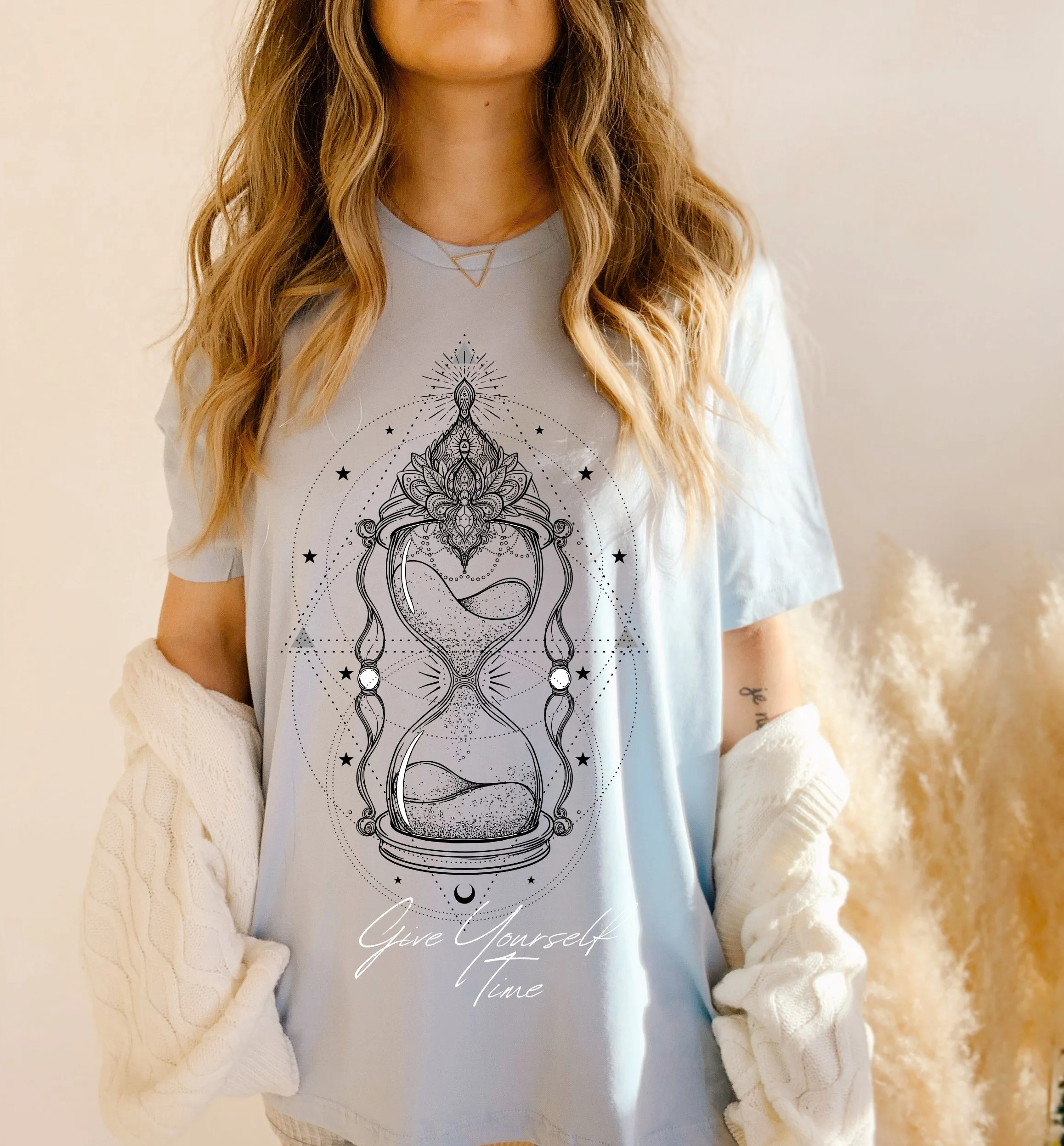 Give Yourself Time Hour Glass Tee - Unisex