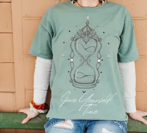 Give Yourself Time Hour Glass Tee - Unisex