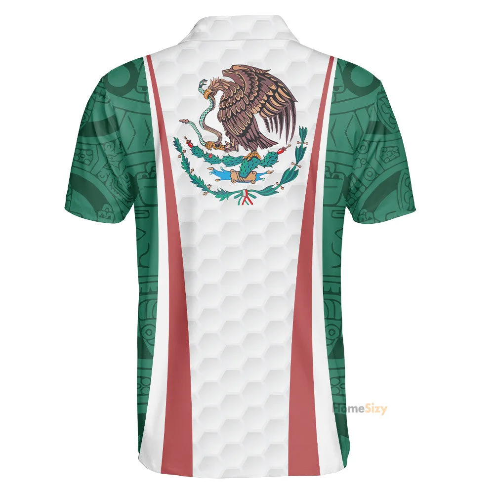 Golf Mexico Retro - Best Shirt Design For Golf Lovers - Polo QT312045