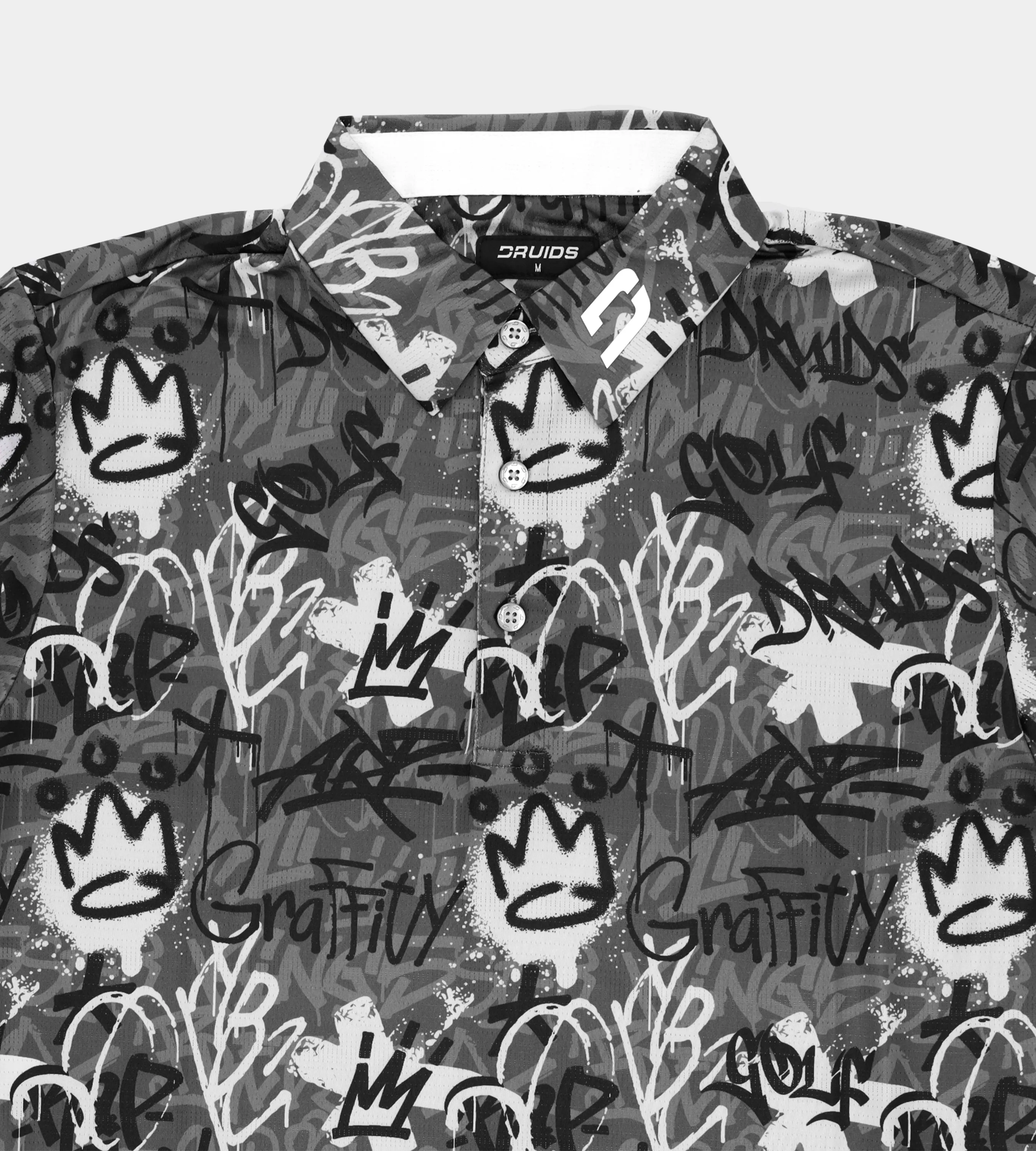GRAFFITI POLO - BLACK