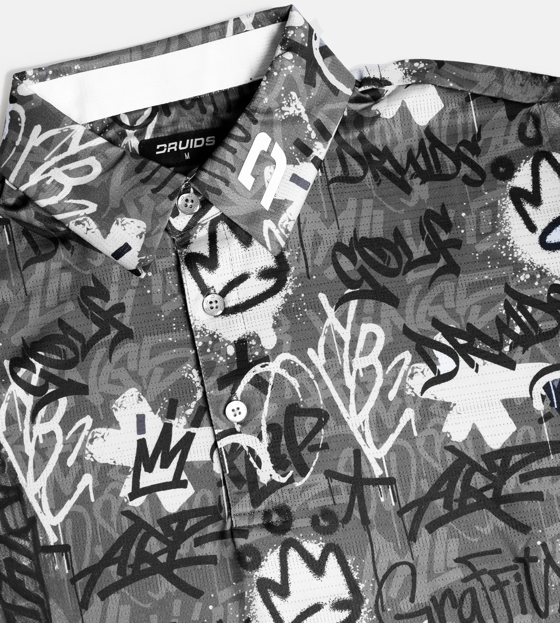 GRAFFITI POLO - BLACK