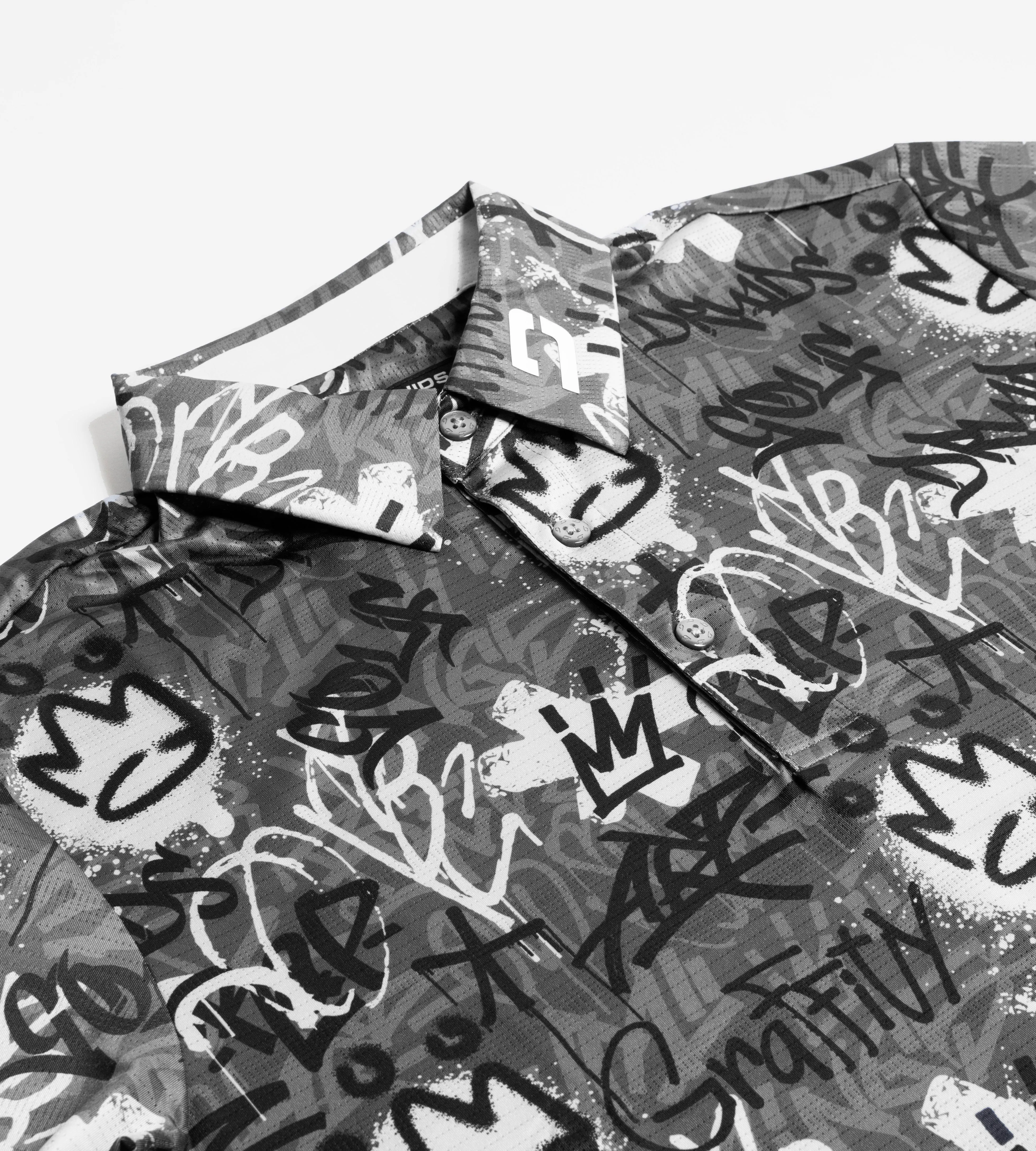 GRAFFITI POLO - BLACK