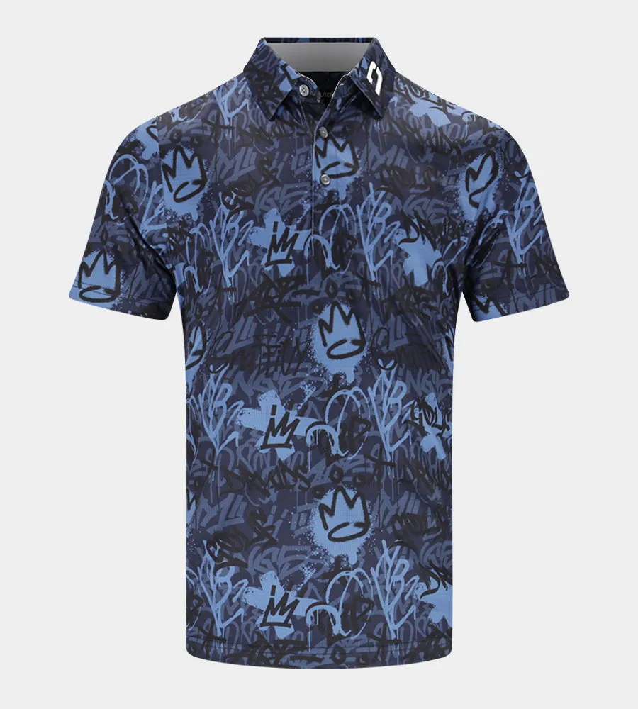 GRAFFITI POLO - NAVY