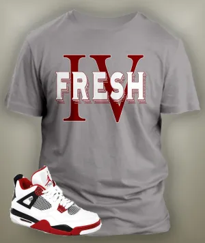 Graphic T Shirt To Match Retro Air Jordan 4 Shoe