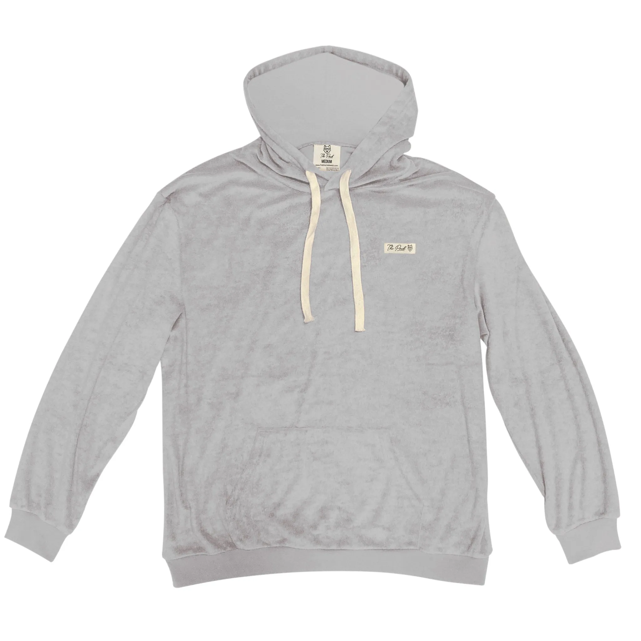 Gray Wolf TerryButter Hoodie