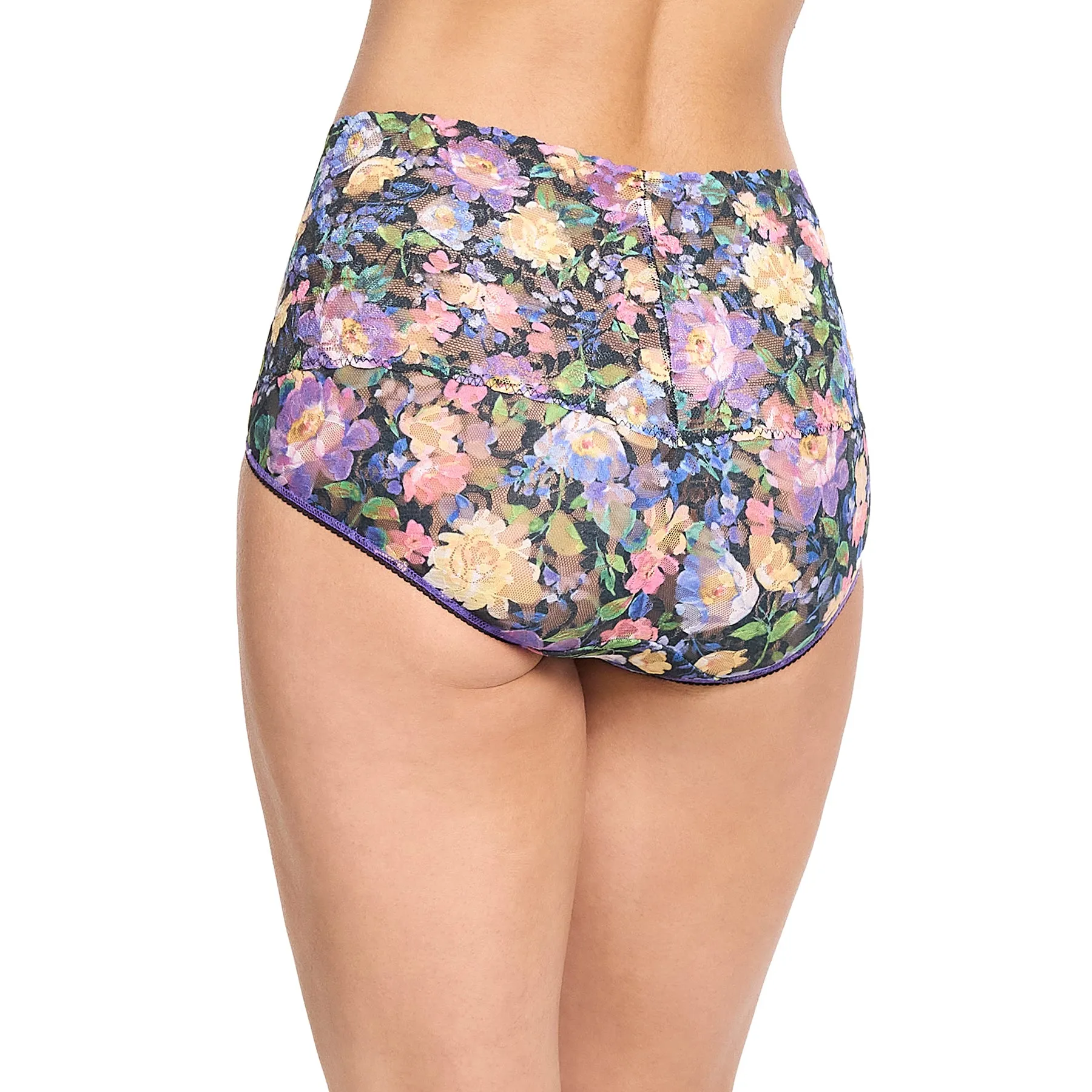 Hanky Panky Printed Lace V-Kini Retro Briefs