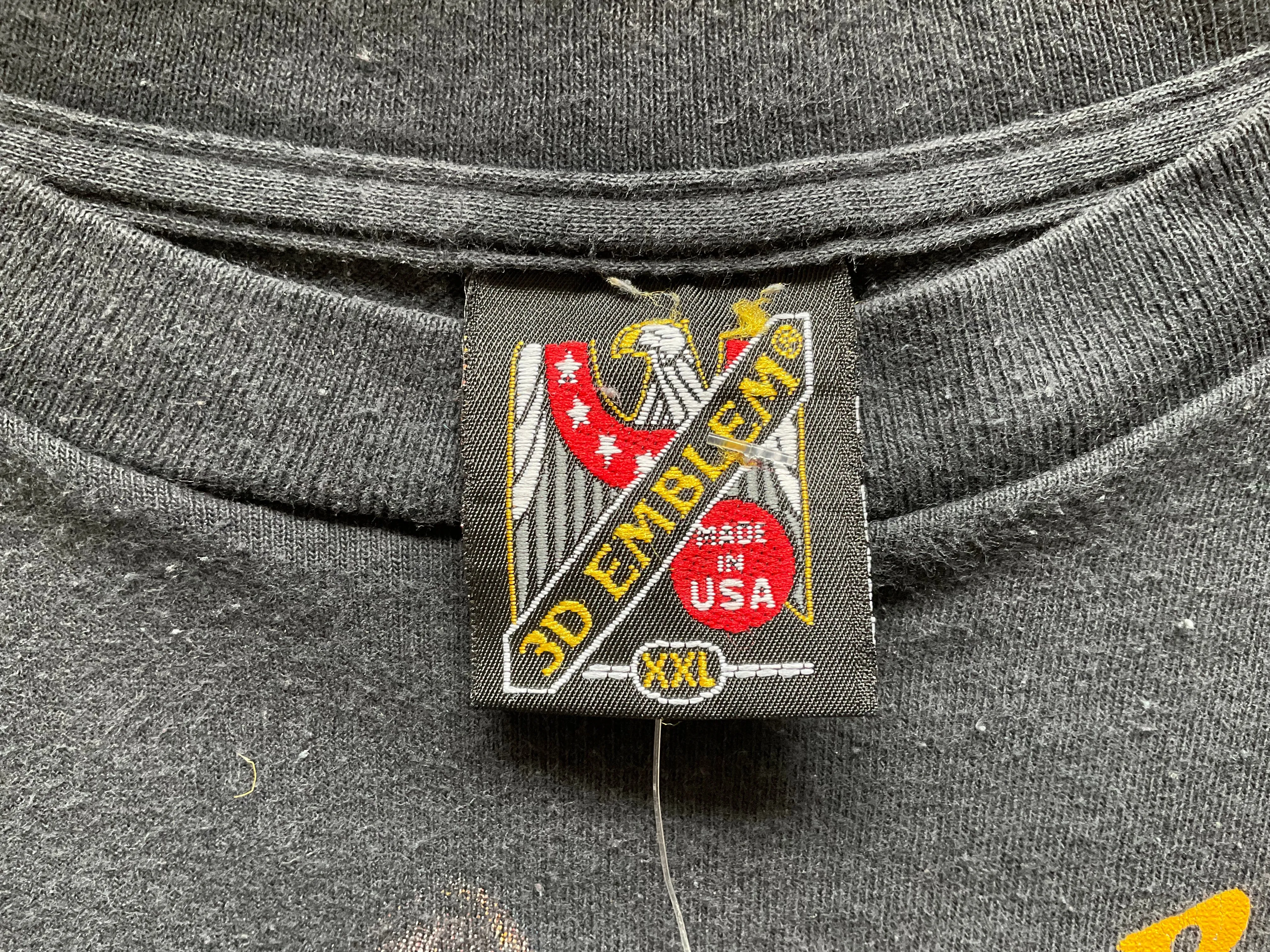 Harley Davidson Vintage Mens T-Shirt RARE 3D Emblem®️Dated©️1993 Born To Roam Made in  USA