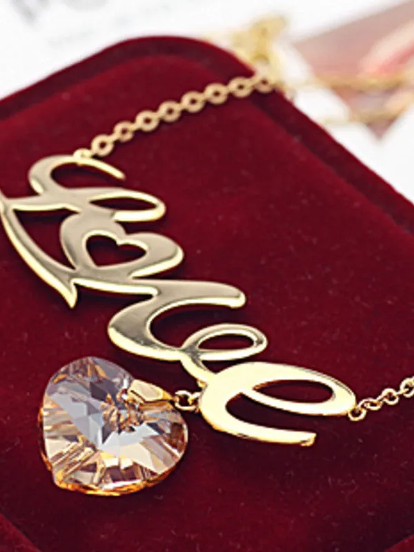 heart and love Necklace