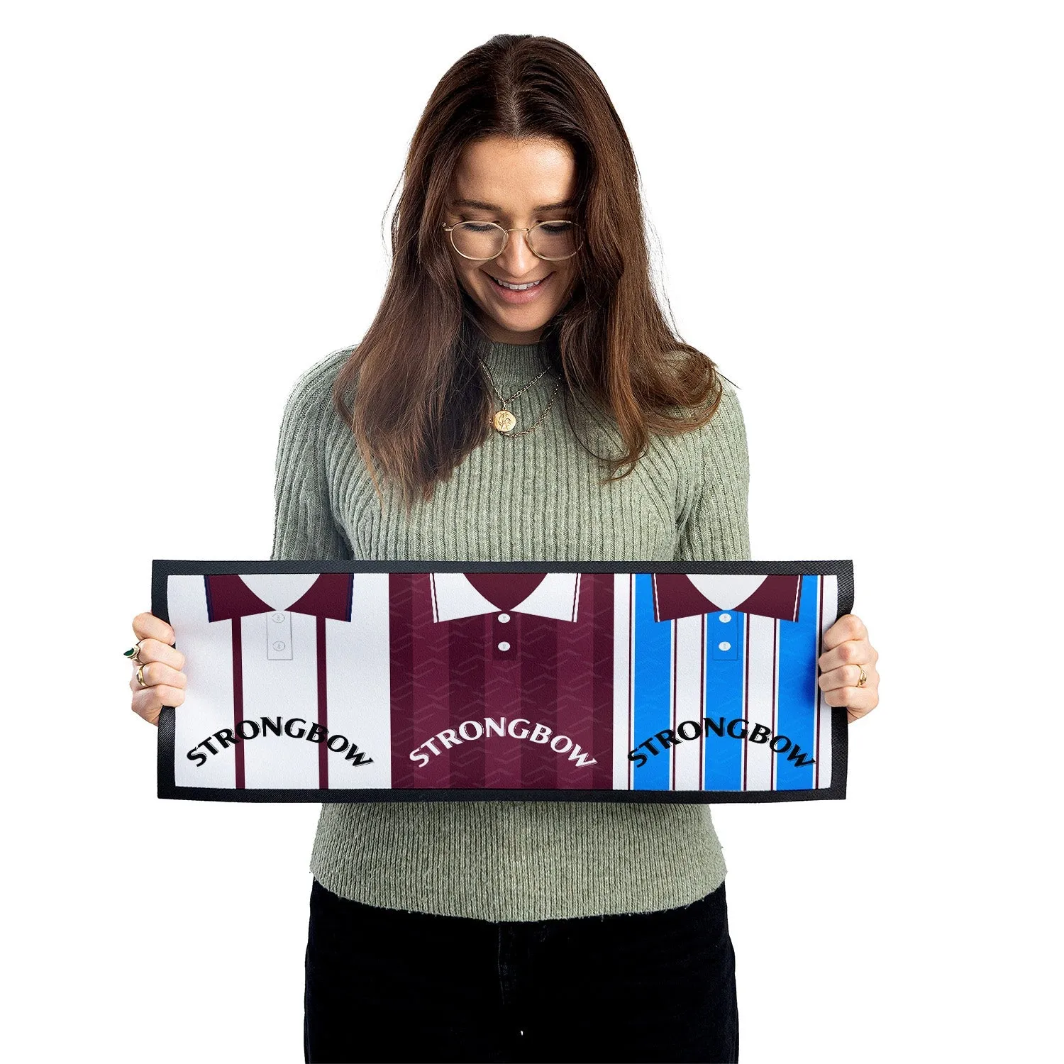Heart of Midlothian Retro Retro Football Shirts - Personalised Bar Runner