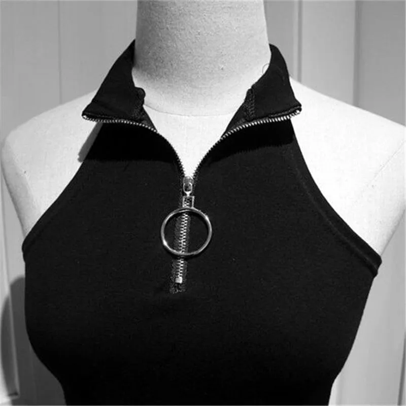 High Neck Zip Vest ER5750