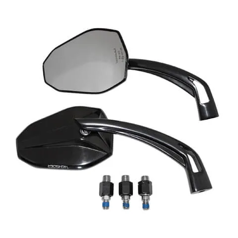 Highsider Victory Mirrors Black (pair)